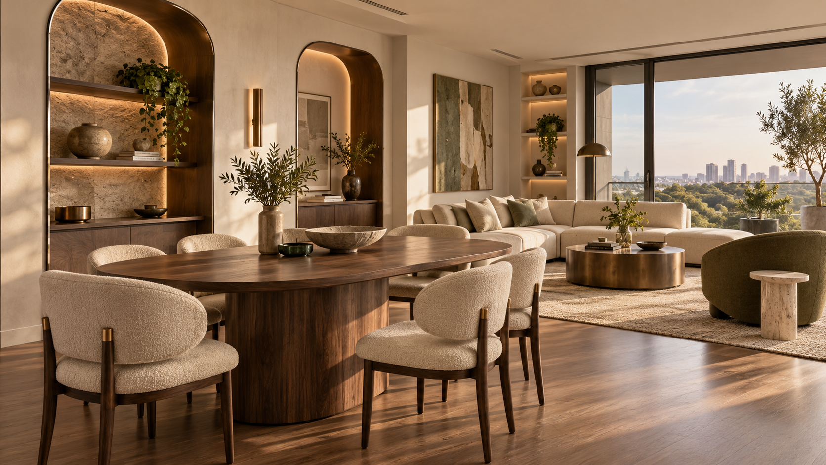 Illustrative interior concept for Binghatti Orchid